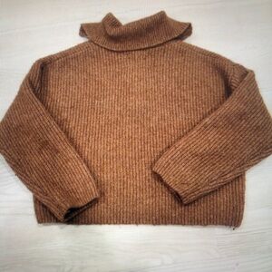 Cozy Brown Turtleneck Sweater